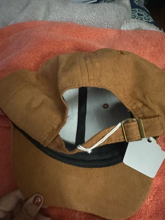 C.C Beige and Navy Mesh Baseball Cap - Picture 3 of 5